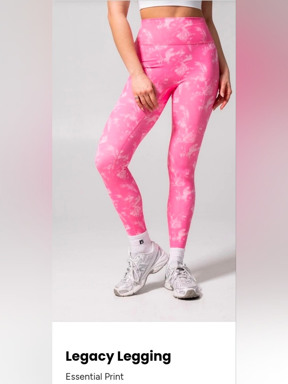 2 Pair New BuffBunny Legacy Leggings Fresh & Essential Print Large - Picture 4 of 16